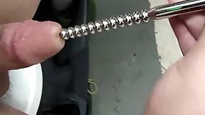 Testing out my ground-breaking ribbed circus rod