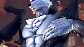 Werewolf x bat - furry sfm