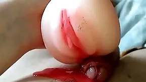 Cumming inner your virgin pussy - using baggage pussy coupled with abusive talking