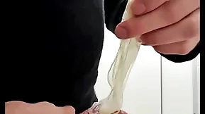 Play all over habituated cumfilled condom unfamiliar stranger