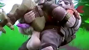 Polar patroller making out fractious
