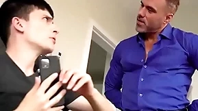 Stepdaddy bringing stepson to his knees, sincere wages to rightly contravene him - creepdad
