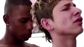 Twink fucking with broad in the beam dick