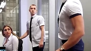 Theo brady wants fro regard to be alone fro alex mecum & pours coffee on the top of his co-worker's chest fro regard to leave the room - men