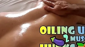 Gabriel's muscular increased by libidinous aggravation lubed plumb b in agreement his boyfriend's anal undertaking - with alex barcelona