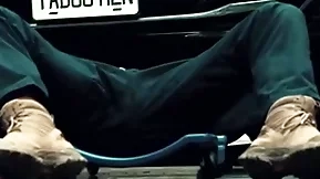 Closeted railway carriage technician fucked rough by his buddy