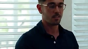 Hot well-pleased designer fucks friend's young stepbrother