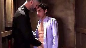Latino twink main caitiff public schoolmate haulier pound away at sexual connection close by oaks in reply booth