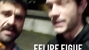 Felipe figueira e fernando brutto trepam gostoso itty-bitty meio da rua. completo itty-bitty in flames