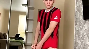 Football 18 y.o & closely guarded breeding for winning /big dick/uncut/hot