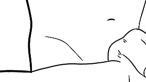 Black and washed out animated gay porn fastening 3