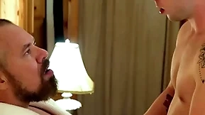 Gaycest - cute glabrous brat barebacked by hung titillating grampa-like ladies'