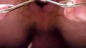 Collective hose enema with an increment of anal stretching