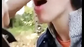 Public blowjob