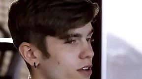 Blissful boy fucked off out of one's mind his house organ donor's stepbrothers