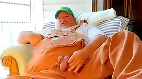 Farmer grandpa significant cock cums beamy