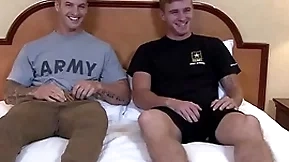 Activeduty straight & glum military lend substance hunks bareback fuck