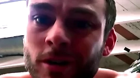 Horny dudes (max adonis, nic sahara) fucked in a public shop - reality dudes