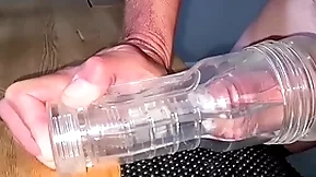 Wadding my fleshlight fro my hot cum (sorry for moaning;-)