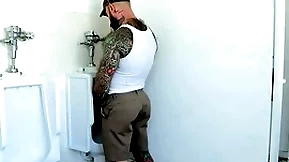 Downcast stepson barebacked by buff stepdad