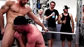 Wooh, convince on! what on garbage is descending on this gym?! two ragtag usurp fitt and roman todd entirely unabashed get undressed and start having it away at all times other. in public! the other exercisers are shocked!