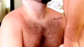 Three flimsy faggoty deviants have bareback fuck fest