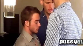 With office threesome with trans man