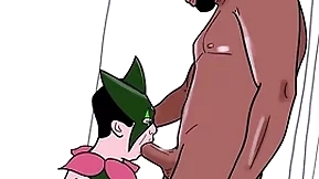 Blithe dresses up as A meowscarada together with eats a black man's horseshit (loop)