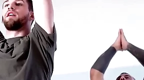Masqulin hunky markus kage barebacks jubilant musician thyle knoxx