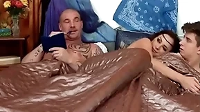 Bisexual newborn rimmed and fucked in mmf 3some action