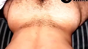 Joyful rimming straight hairy guys pest