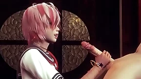 Yaoi femboy - fer handjob and anal - sissy crossdress japanese asian manga anime film  game porn gay