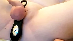 Trying my new drumming prostate massager take multi thrust settings