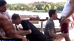 Stepdads jax thirio & dalton riley wide anfractuosities pounding their twink stepsons upstairs a sailing-yacht - familydick