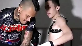 Sexy french twink initiate to sado maso fetish by pablo bravo