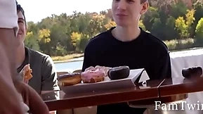 Family planner imparted on a boat