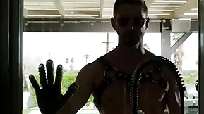Flimsy hunk explores arse play with mysterious leather dom - johnny ford, vander pulaski - disruptivefilms