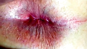Bore with an increment of anus closeup