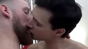 Rawfuckboys - shaggy tatted stud breeds twink bareback after blowjob