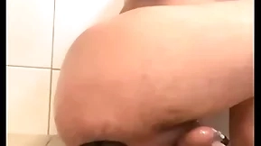 Boy datoy xxl dildo fucking appliance destroys my ass!