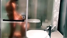 I fucked two handsome bisexuals in my bathroom. easy sheer version