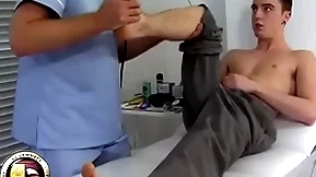 Teen boy has his tricky prostate going-over from a doctor