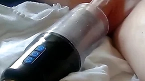 Coitus toy fucked and sucked my tits with my cum