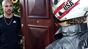 O motoboy deu secret-service agent e o cliente chupou e sentou (henrique donatto)