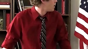 Cram braden phoenix uncivilized fuck twink students in troika