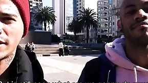 Black sportsman and latino twink unskilful make the beast with two backs for ripping everywhere uruguay pov